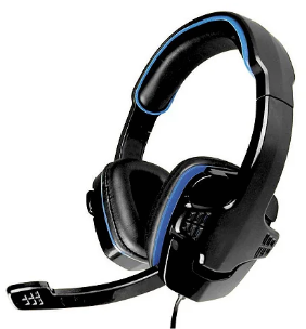 Headset Gamer c/microfone preto led